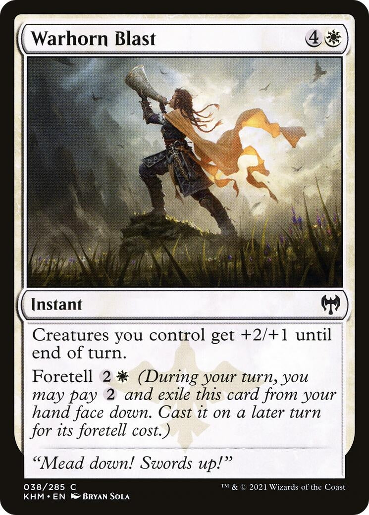 Image for Warhorn Blast (38) [Kaldheim] - Magic: The Gathering
