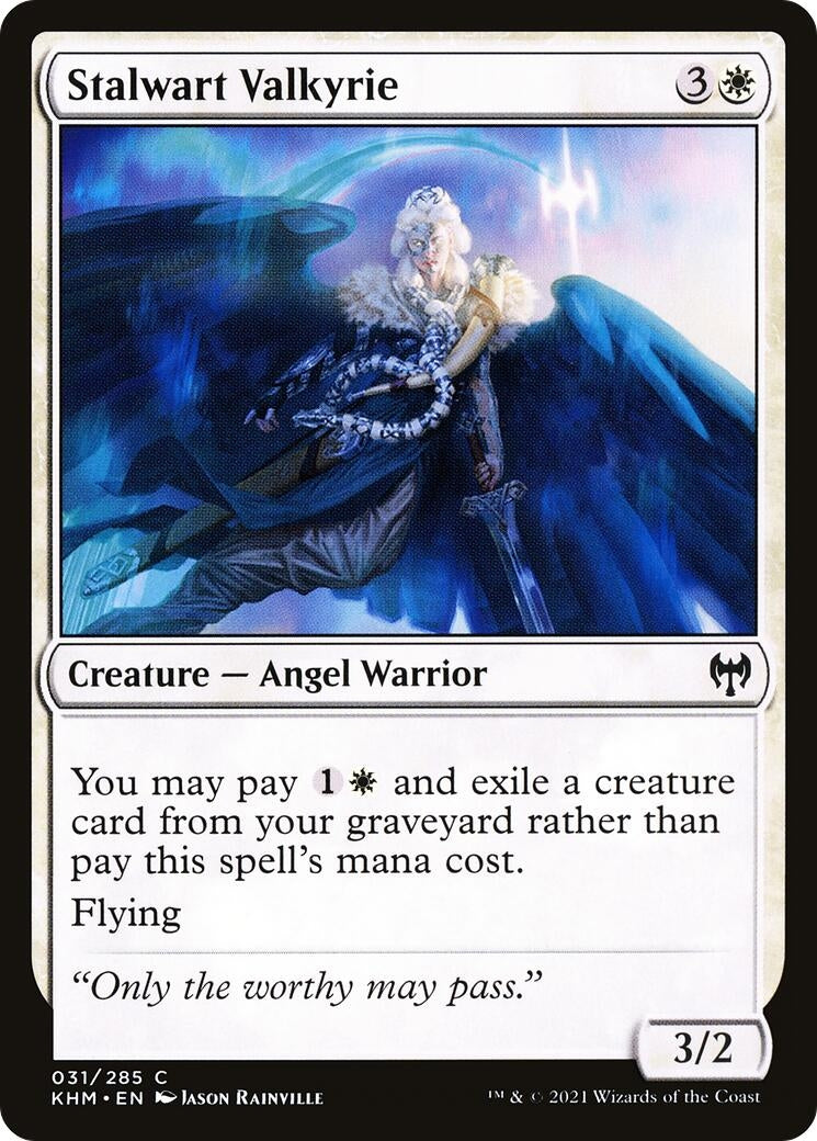 Image for Stalwart Valkyrie (31) [Kaldheim] - Magic: The Gathering