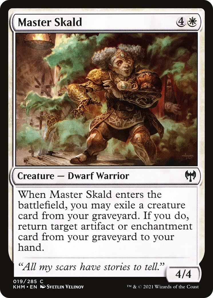 Image for Master Skald (19) [Kaldheim] - Magic: The Gathering
