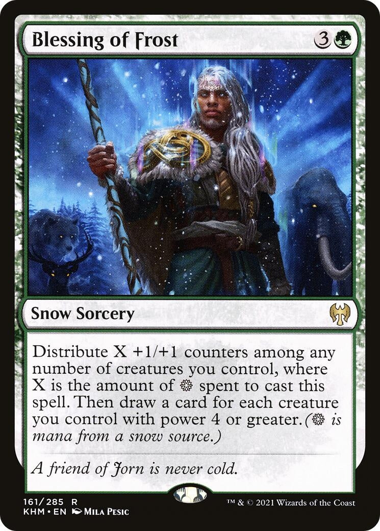 Image for Blessing of Frost (161) [Kaldheim] - Magic: The Gathering