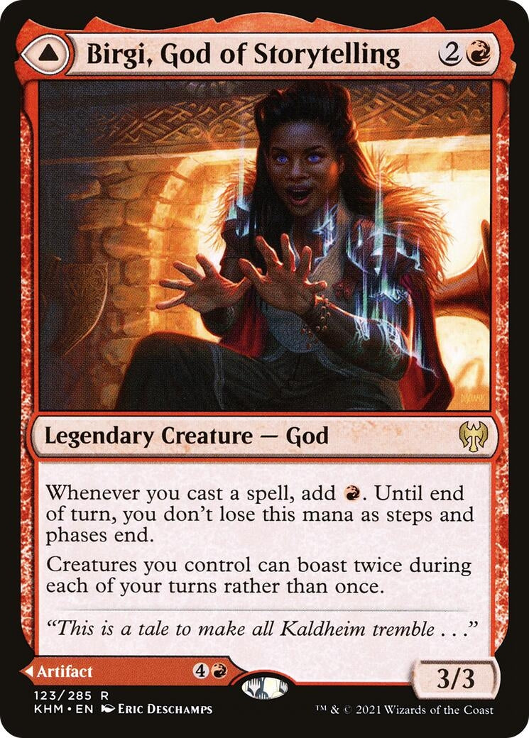 Image for Birgi, God of Storytelling (123) [Kaldheim] - Magic: The Gathering