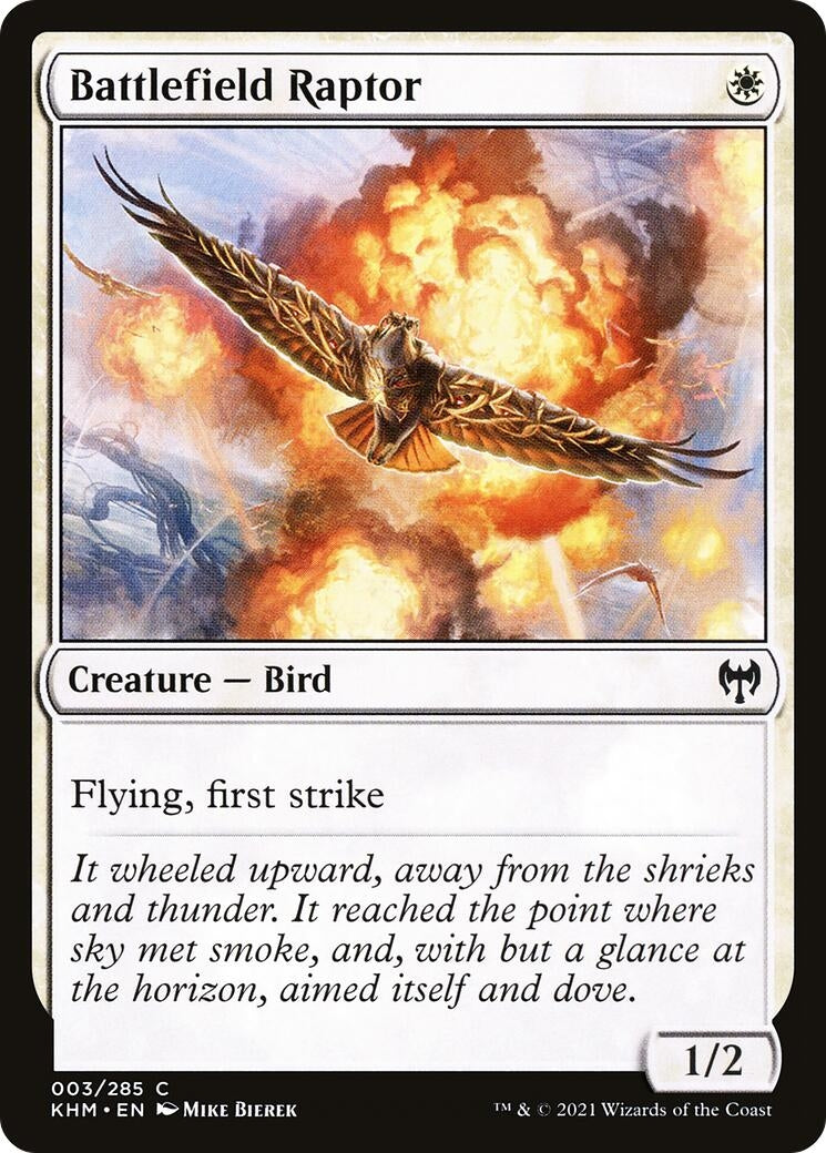 Image for Battlefield Raptor (3) [Kaldheim] - Magic: The Gathering