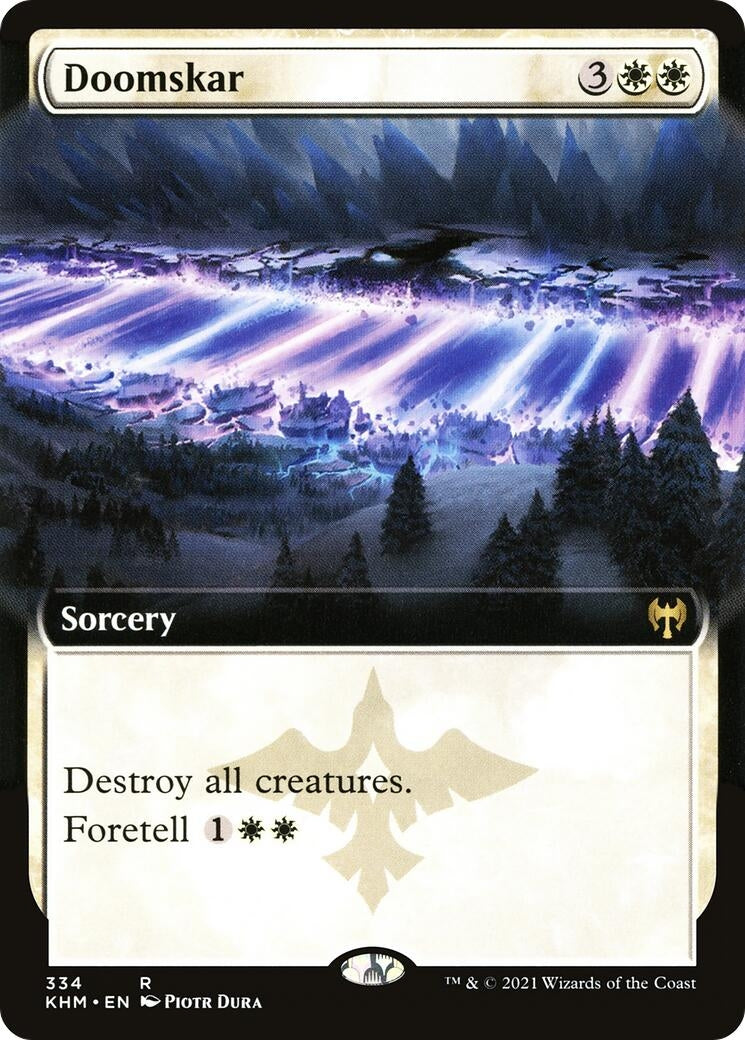 Image for Doomskar (Extended Art) (334) [Kaldheim] - Magic: The Gathering