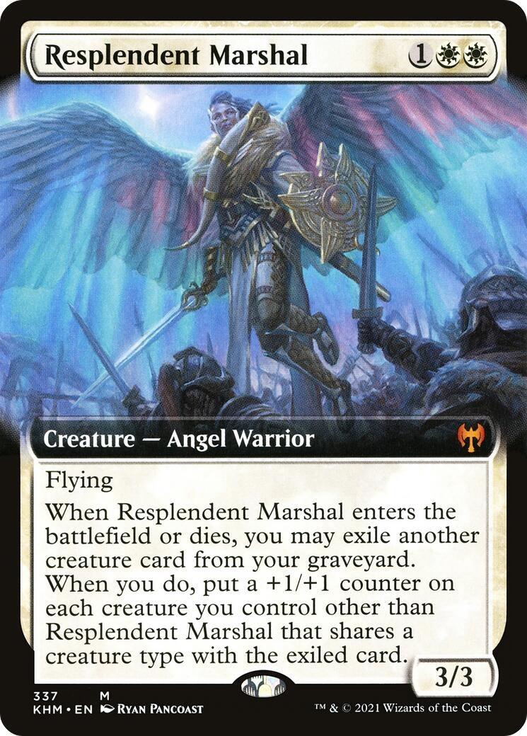 Image for Resplendent Marshal (Extended Art) (337) [Kaldheim] - Magic: The Gathering