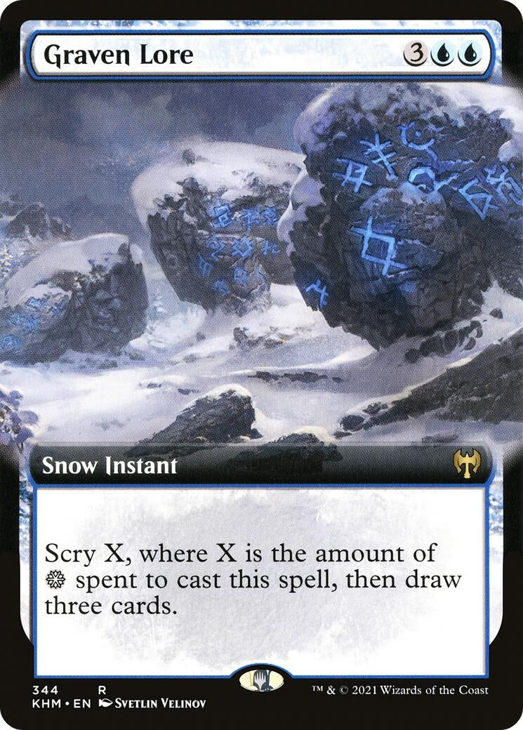 Image for Graven Lore (Extended Art) (344) [Kaldheim] - Magic: The Gathering