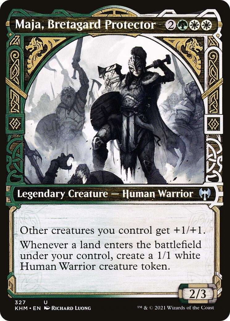 Image for Maja, Bretagard Protector (Showcase) (327) [Kaldheim] - Magic: The Gathering