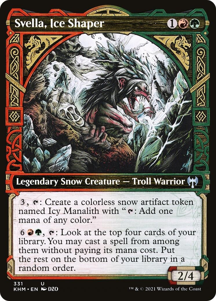 Image for Svella, Ice Shaper (Showcase) (331) [Kaldheim] - Magic: The Gathering