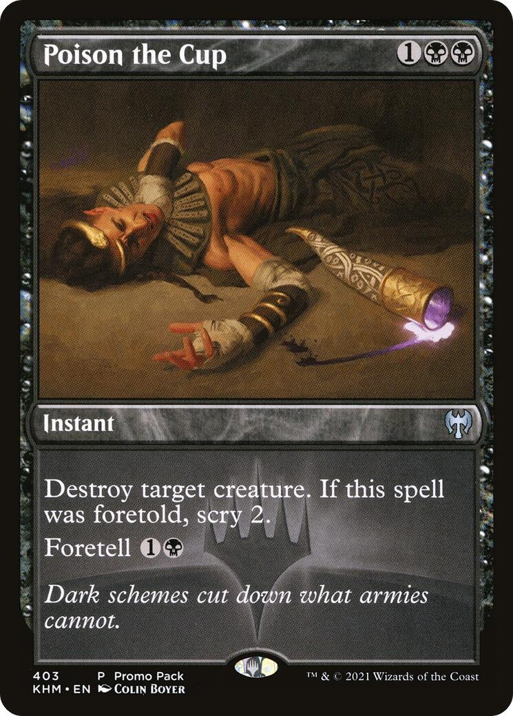 Image for Poison the Cup (403) [Kaldheim] - Magic: The Gathering