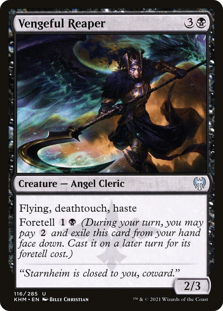 Image for Vengeful Reaper (116) [Kaldheim] - Magic: The Gathering