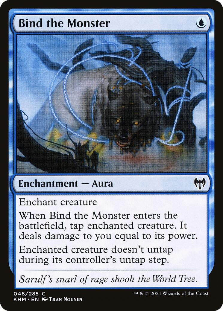 Image for Bind the Monster (48) [Kaldheim] - Magic: The Gathering
