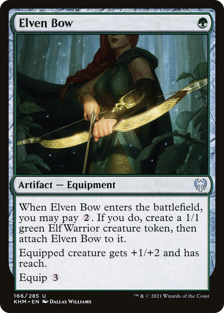 Image for Elven Bow (166) [Kaldheim] - Magic: The Gathering