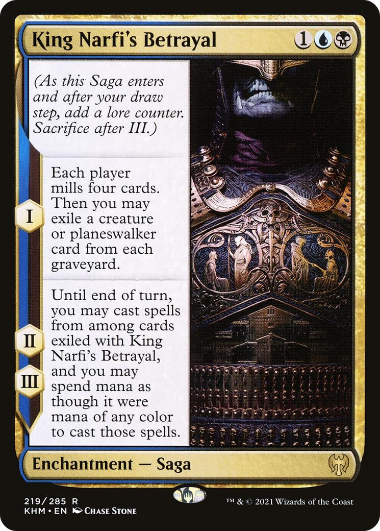 Image for King Narfi's Betrayal (219) [Kaldheim] - Magic: The Gathering