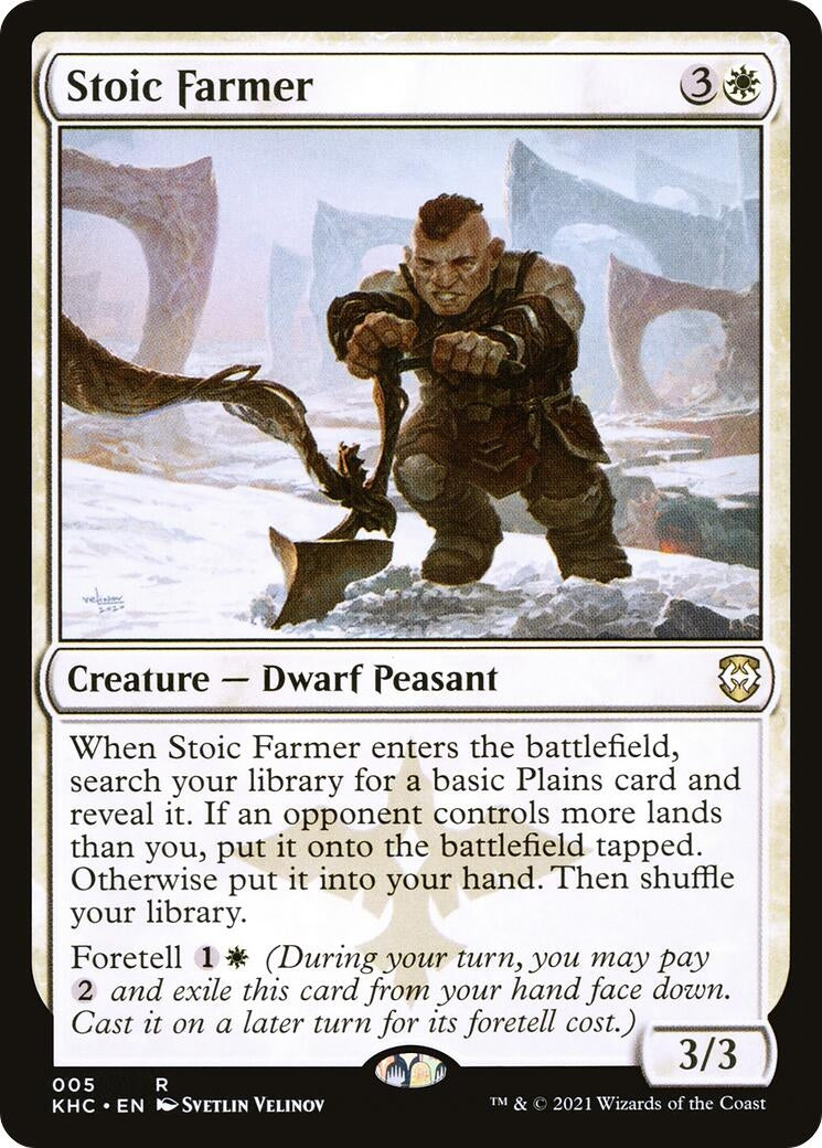Image for Stoic Farmer (5) [Kaldheim] - Magic: The Gathering