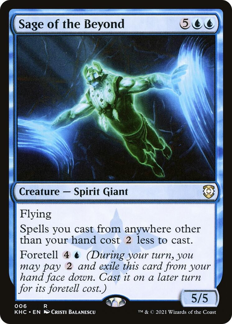 Image for Sage of the Beyond (6) [Kaldheim] - Magic: The Gathering