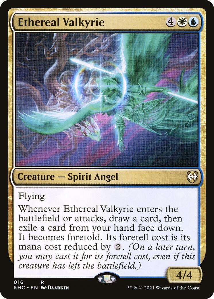 Image for Ethereal Valkyrie (16) [Kaldheim] - Magic: The Gathering