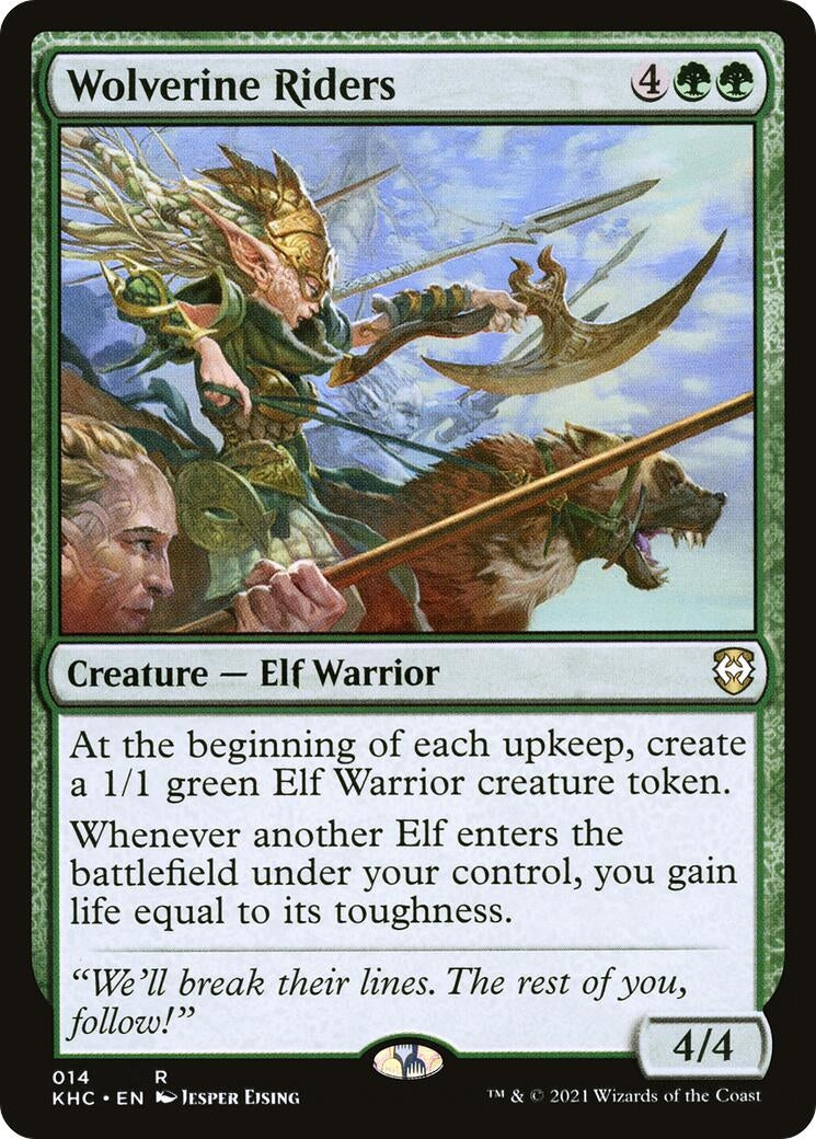 Image for Wolverine Riders (14) [Kaldheim] - Magic: The Gathering
