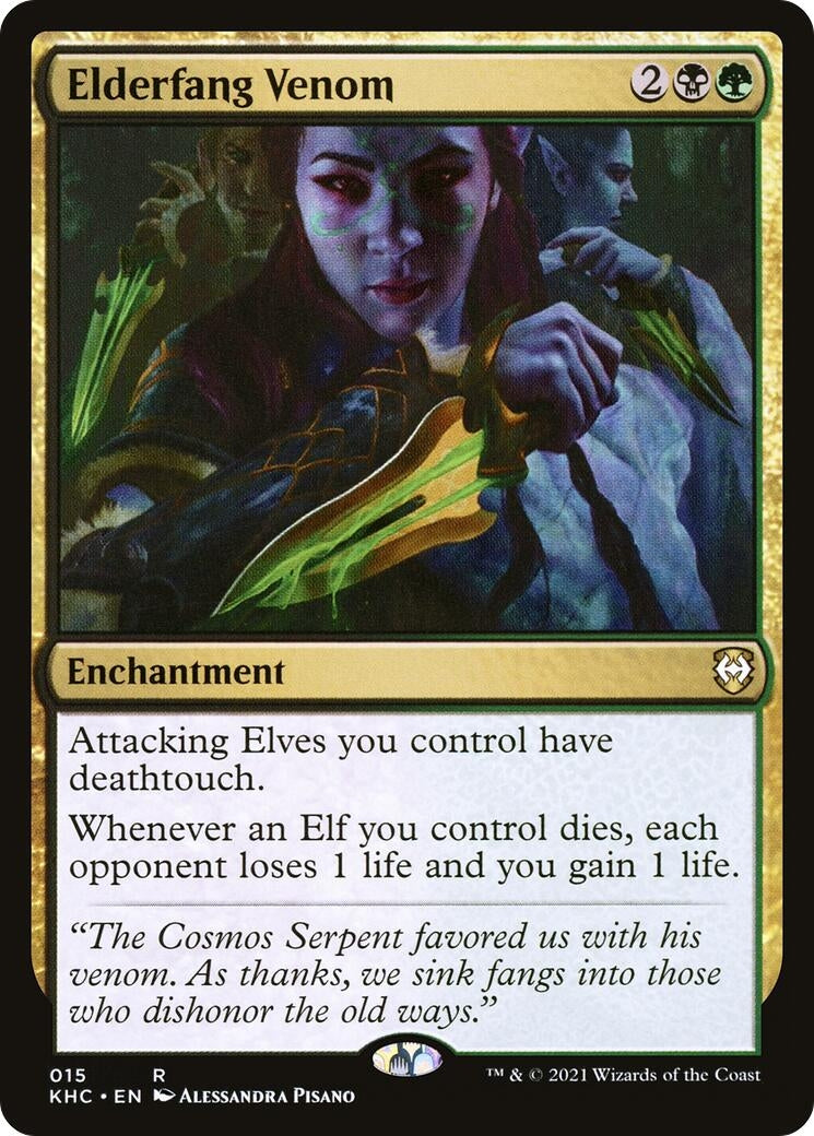 Image for Elderfang Venom (15) [Kaldheim] - Magic: The Gathering