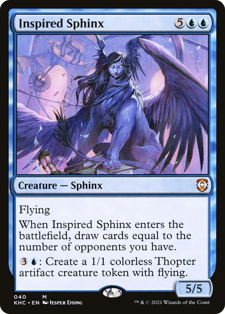 Image for Inspired Sphinx (40) [Kaldheim] - Magic: The Gathering