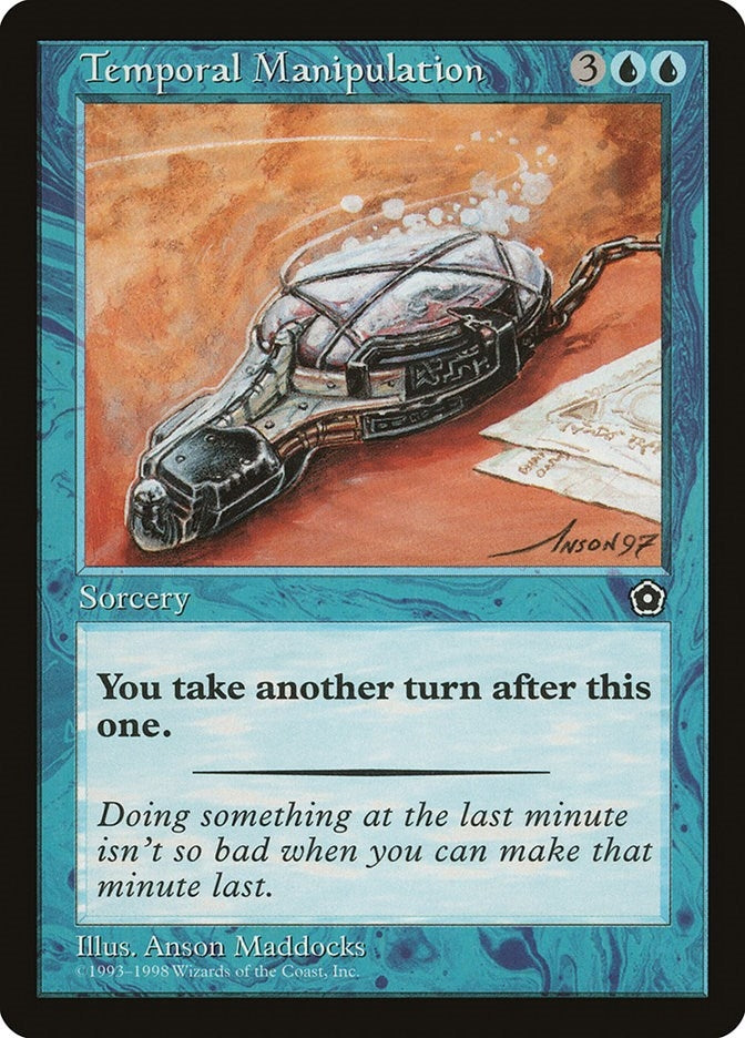 Image for Temporal Manipulation [Portal Second Age] - Magic: The Gathering