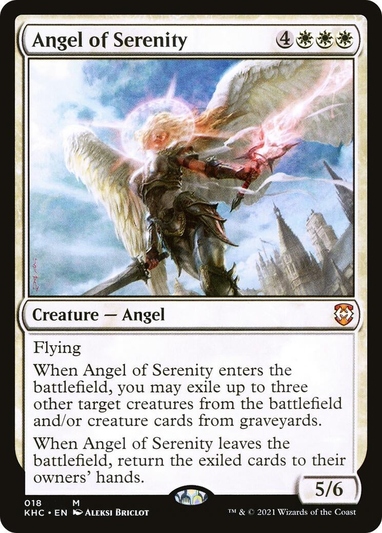 Image for Angel of Serenity (18) [Kaldheim] - Magic: The Gathering