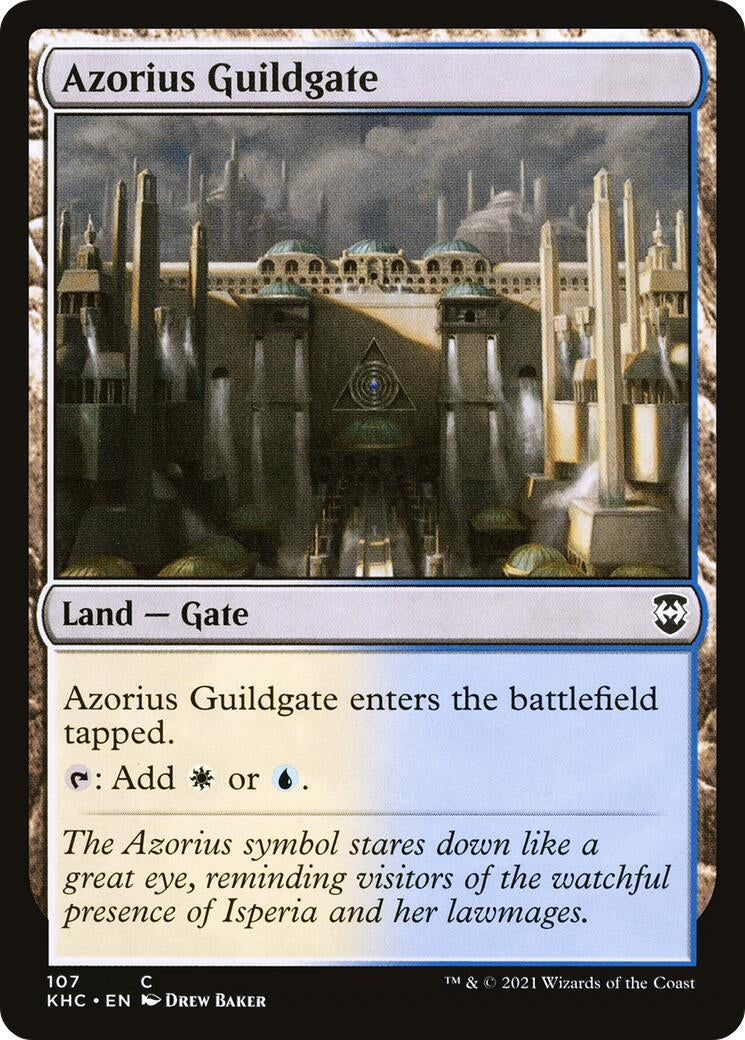Image for Azorius Guildgate (107) [Kaldheim] - Magic: The Gathering