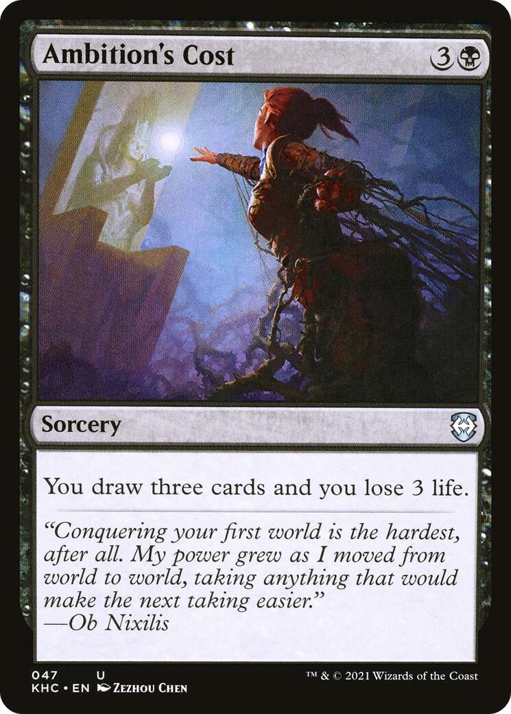 Image for Ambition's Cost (47) [Kaldheim] - Magic: The Gathering