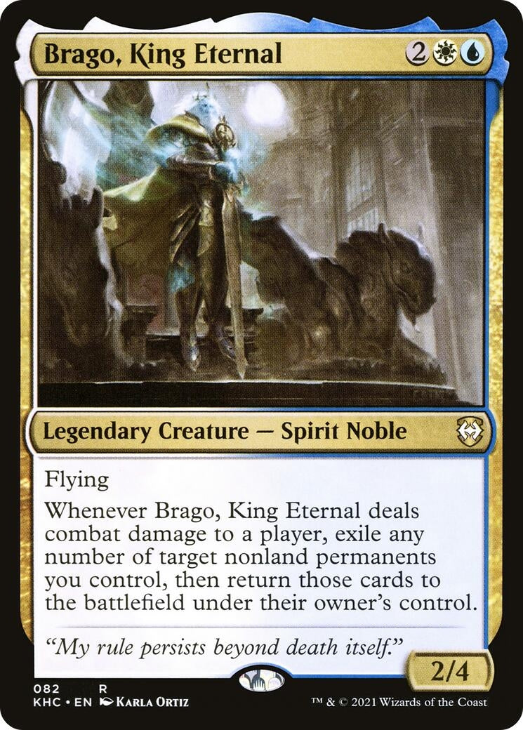 Image for Brago, King Eternal (82) [Kaldheim] - Magic: The Gathering