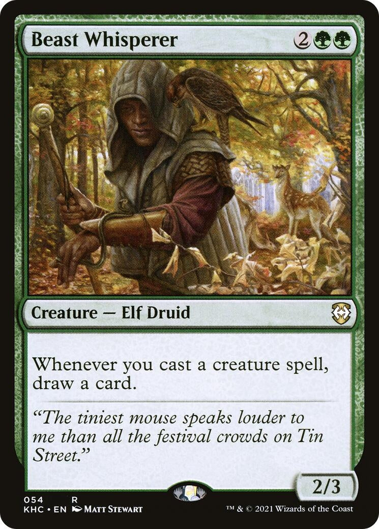 Image for Beast Whisperer (54) [Kaldheim] - Magic: The Gathering