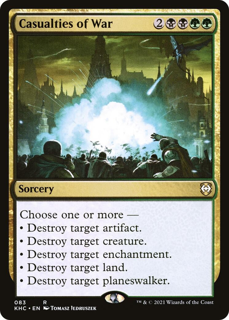 Image for Casualties of War (83) [Kaldheim] - Magic: The Gathering