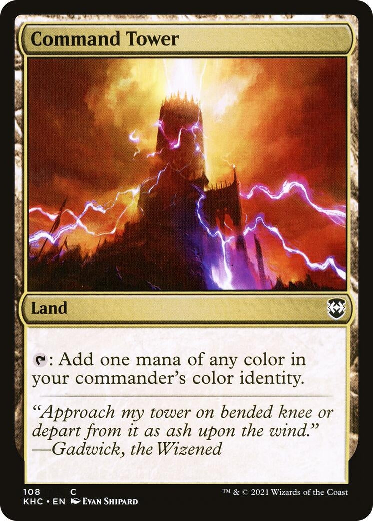 Image for Command Tower (108) [Kaldheim] - Magic: The Gathering