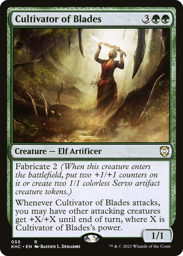 Image for Cultivator of Blades (55) [Kaldheim] - Magic: The Gathering