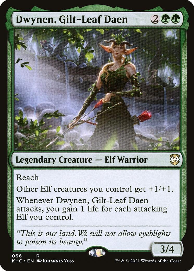 Image for Dwynen, Gilt-Leaf Daen (56) [Kaldheim] - Magic: The Gathering