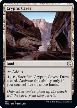 Image for Cryptic Caves (109) [Kaldheim] - Magic: The Gathering