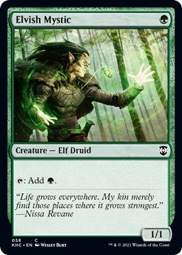 Image for Elvish Mystic (58) [Kaldheim] - Magic: The Gathering