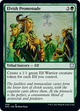 Image for Elvish Promenade (59) [Kaldheim] - Magic: The Gathering