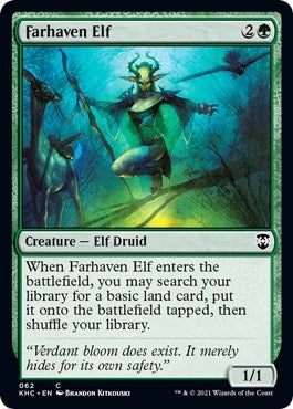 Image for Farhaven Elf (62) [Kaldheim] - Magic: The Gathering