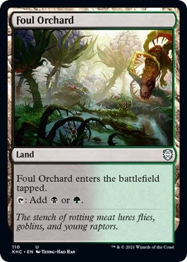 Image for Foul Orchard (110) [Kaldheim] - Magic: The Gathering