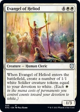 Image for Evangel of Heliod (23) [Kaldheim] - Magic: The Gathering