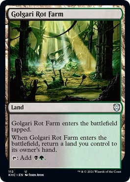 Image for Golgari Rot Farm (112) [Kaldheim] - Magic: The Gathering