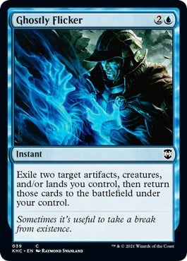 Image for Ghostly Flicker (39) [Kaldheim] - Magic: The Gathering