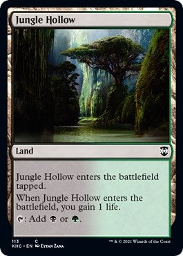 Image for Jungle Hollow (113) [Kaldheim] - Magic: The Gathering