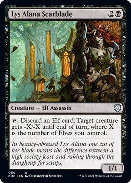 Image for Lys Alana Scarblade (50) [Kaldheim] - Magic: The Gathering