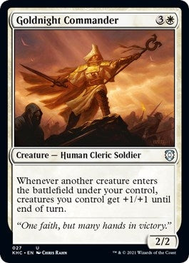 Image for Goldnight Commander (27) [Kaldheim] - Magic: The Gathering