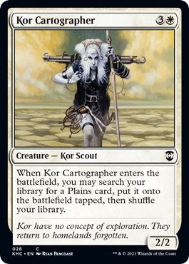 Image for Kor Cartographer (28) [Kaldheim] - Magic: The Gathering