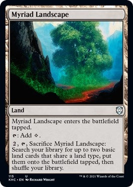 Image for Myriad Landscape (115) [Kaldheim] - Magic: The Gathering