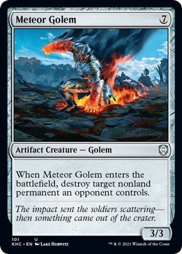 Image for Meteor Golem (101) [Kaldheim] - Magic: The Gathering