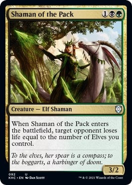 Image for Shaman of the Pack (92) [Kaldheim] - Magic: The Gathering