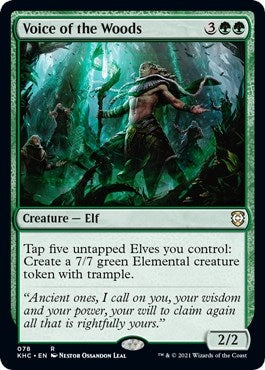 Image for Voice of the Woods (78) [Kaldheim] - Magic: The Gathering