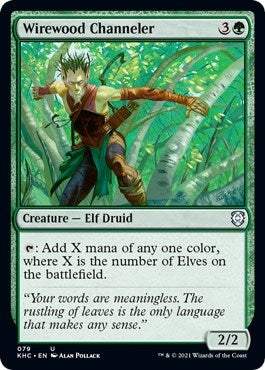 Image for Wirewood Channeler (79) [Kaldheim] - Magic: The Gathering
