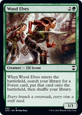 Image for Wood Elves (80) [Kaldheim] - Magic: The Gathering